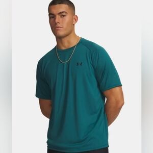 (57) Under Armour Men's Deep Teal Short Sleeve Tee